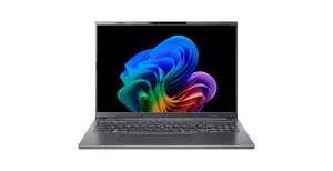 Ноутбук Acer Aspire 16 AI A16-61M-R2E7 — AMD Ryzen AI 7 350, 16" WUXGA+ (2048x1280), 32 ГБ LPDDR5x, 1 ТБ SSD, Windows 11 Home, серый