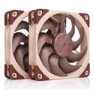 Computer case fan Noctua NF-A12X25 G2 PWM SX2-PP 120 mm, 12 V, 1800 RPM, 107.3 m³/h, SSO bearing, pack of 2, beige