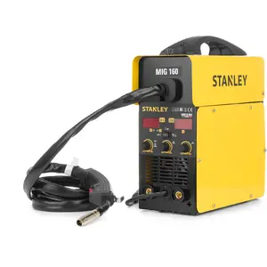 Invertora MIG/MAG metināšanas aparāts STANLEY MIG-160 160A, bez gāzes (plūsmas vadu metināšana)