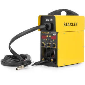 MIG/MAG inverter welder STANLEY MIG-180 180A – portable welding machine, 180 A output