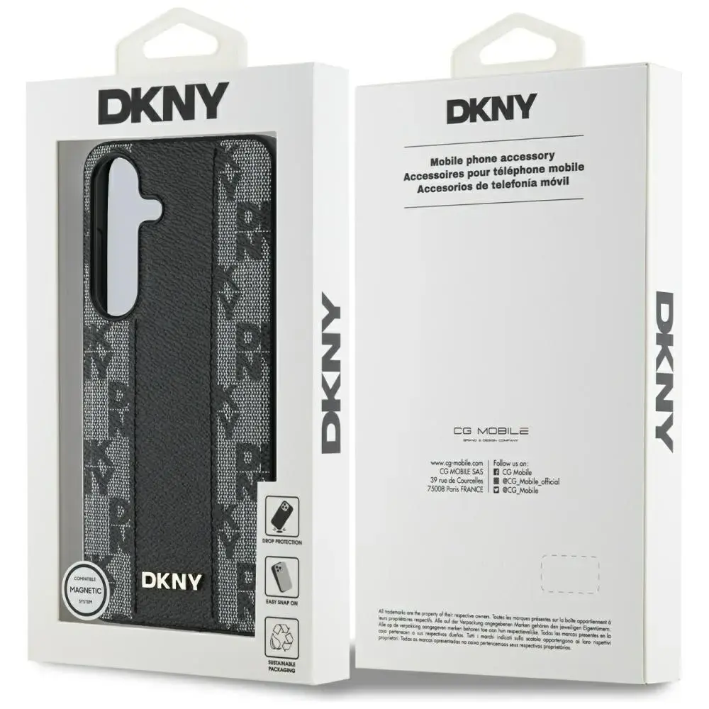DKNY ādas rūtainais MagSafe vāks Samsung Galaxy S25 Photo 2