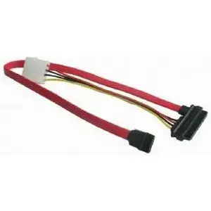 GEMBIRD Molex to SATA cable CCSATAC1 — 22-pin, 0.4 m, red