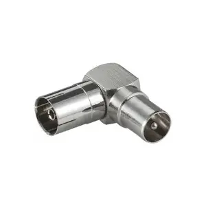 Coaxial TV antenna connector GOOBAY 11391, right-angle IEC 75 Ω