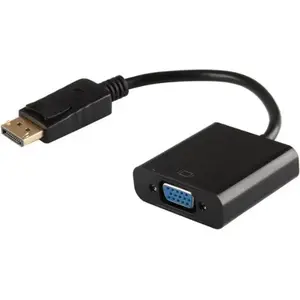 Adapteris SAVIO DisplayPort uz D-Sub (VGA) melns — SAVIO CL-90