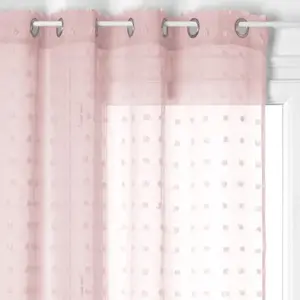 Shower curtain ATMOSPHERA 156044P — polyester, pink, length 1400 mm