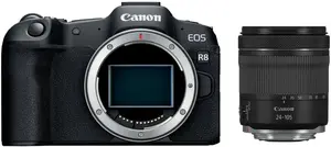Mirrorless camera Canon EOS R8 with RF24-105mm F4-7.1 IS STM lens