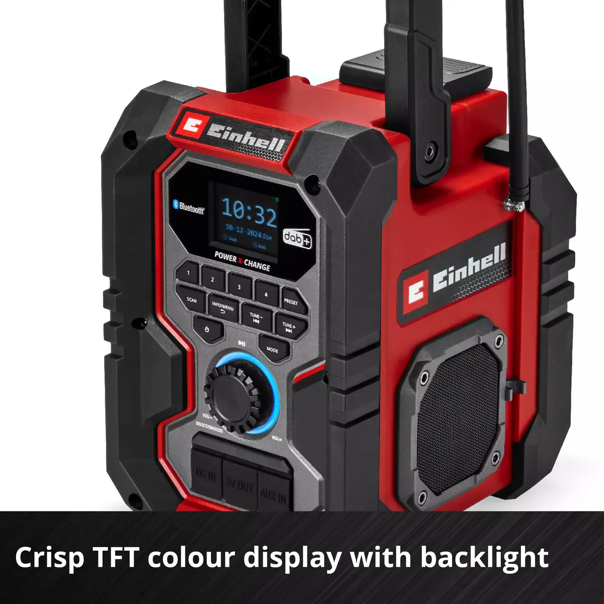 EINHELL TE-CR 18 Li радио DAB+ FM Bluetooth USB Photo 3