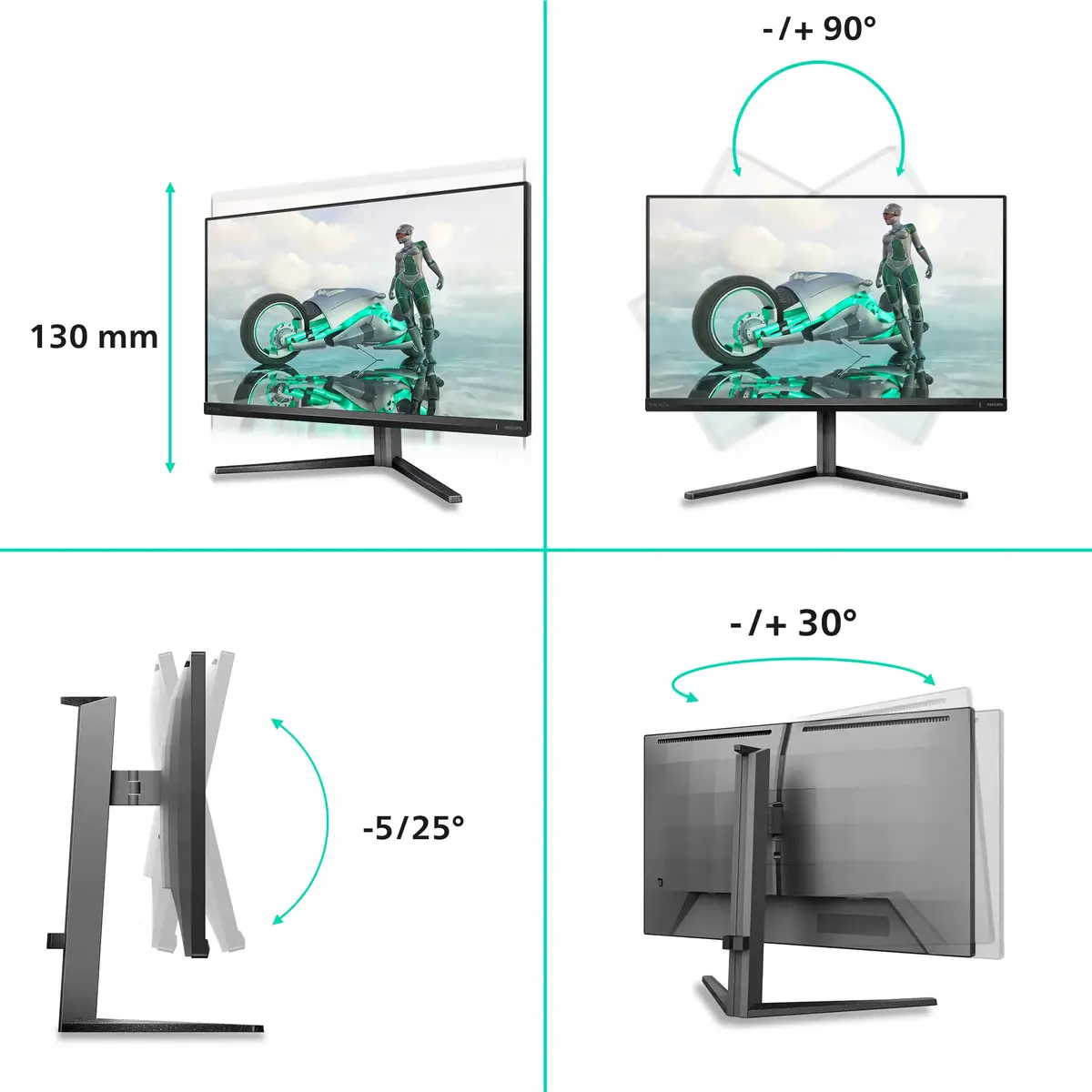 Monitors Philips Evnia 3000 27M2N3800A/00 Photo 3