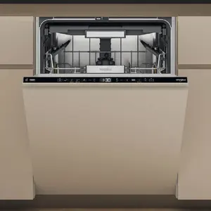 Полновстраиваемая посудомоечная машина Whirlpool MaxiSpace W7I HT40 T на 15 комплектов посуды, класс энергопотребления C, 40 дБ, 8 программ