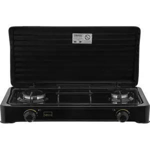 Freestanding cooker Stella STKGC-02 Black — electric/dual fuel unspecified, freestanding range, black finish
