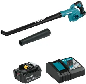 Bezvadu pūtējs Makita DUB186SFX1 18V LXT — rokas bateriju darbināms dārza pūtējs