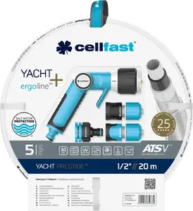 Садовый шланг набор Cellfast CEN-61853 20 м 1/2 с яхтными наконечниками