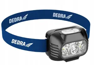 Dedra galvas lukturis L1014 — 650 lm LED, 1800 mAh uzlādējams akumulators