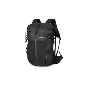 Mugursoma Naturehike helium 30+5L melna — 30+5 l viegla pārgājienu soma