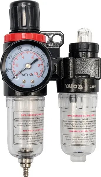 YATO filtrs + reduktors + smērviela