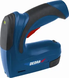 Upholstery Stapler Dedra 11Z010 cordless 3.6V 1.5Ah for 6–10 mm staples