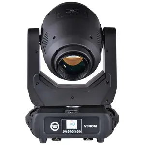 Pagriežams gaismeklis Light4Me VENOM ZOOM 250W V2 LED — profesionāls LED moving head ar 250W LED un zūmu