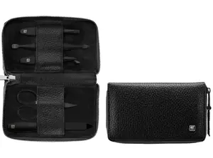 Набор для маникюра ZWILLING 97002-004-0 — 5 предметов, черный кожаный футляр