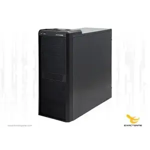 Datora korpuss Exact9000 Midi Tower melns