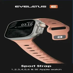 Ремешок Evelatus Sport Silicone Loop для 38 мм — светло-розовый
