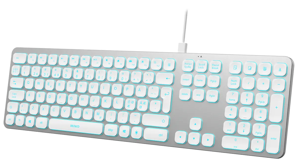 Deltaco TB-904 Tastatūra USB QWERTY Ziemeļu Photo 2