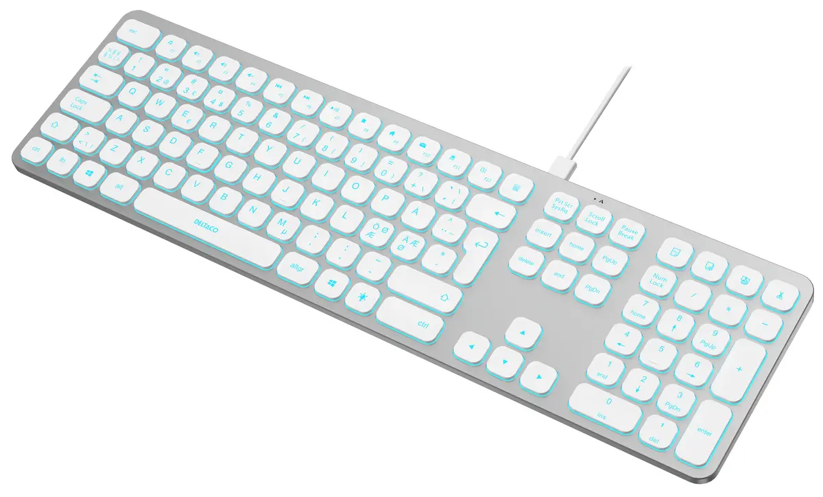 Deltaco TB-904 Tastatūra USB QWERTY Ziemeļu Photo 4