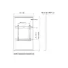 Enclosure 50" Wall Medium White Multibrackets M Pro Series Photo 6