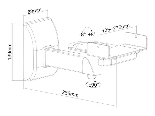 Universal Speaker Mount Multibrackets M Universal Speaker Mount Photo 13