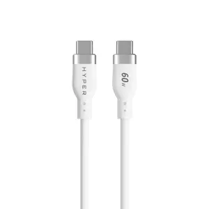 USB-C to USB-C cable HYPER HyperJuice 1.5 m USB 2.0 White