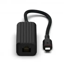 Unisynk USB-C to Network Adapter Wired USB 3.2 Gen 2 Type-C RJ-45 1000 Mbit/s Black Aluminum PVC-free