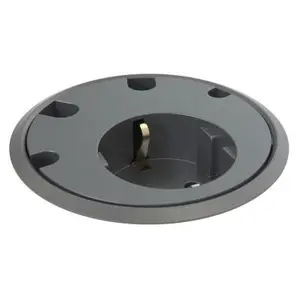 Galda barošanas modulis Forming Function Powerdot 1x Power 4x kabeļu caurlaidēm Melns