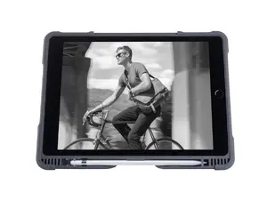 STM Dux Plus C EDU protective cover for Apple iPad 5th/6th Generation, Black, with Apple Pencil and Logitech Crayon holder