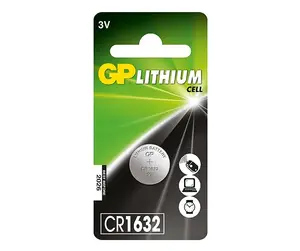 GP Batteries Lithium Cell CR1632 Single-use Battery Button Coin Round 3V