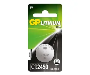 GP Batteries litija baterija CR2450 pogas tipa vienreizlietojama 3V