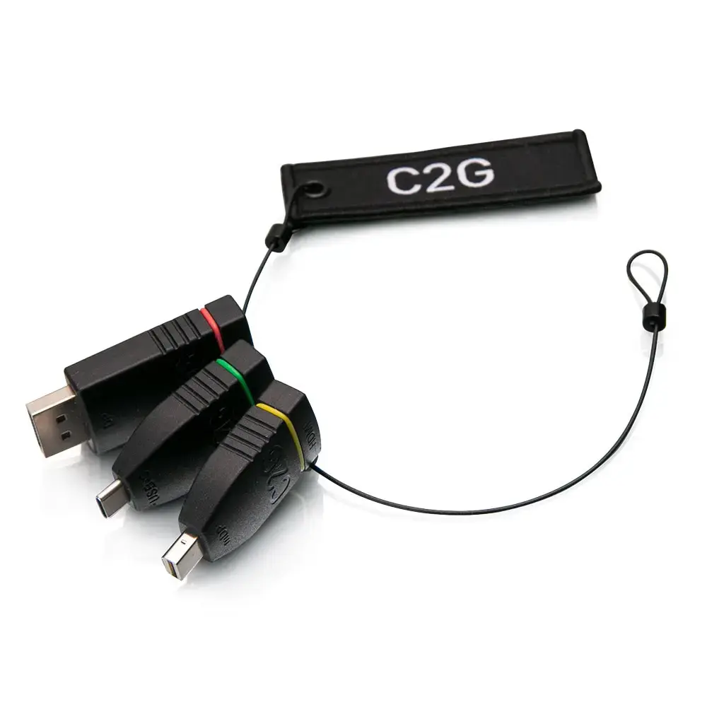 C2G Universal 4K HDMI Adapter Ring with MDP, DP, and USB-C Photo 3