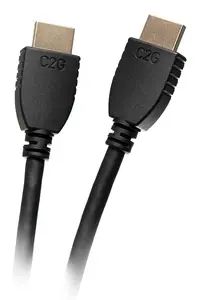 C2G Core Series High Speed HDMI kabelis ar Ethernet vīrietis pret vīrietis 1.22 m melns 18 Gbit/s 3D ARC zeltīti kontakti