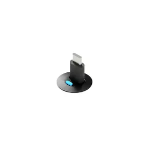 Ochno O-POS-LED-BL-1 Pull Out Socket with USB C and LED Status Indicator in Black