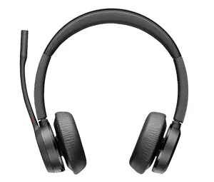 Austiņas HP POLY Voyager 4320 USB-C ar BT700 dongli — bezvadu Bluetooth, darbības rādiuss 50 m, kabelis 1.5 m, melna