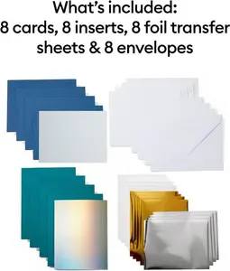 Cricut Insert Cards Blue Lagoon A6 8-pack — compatible with Cricut Joy