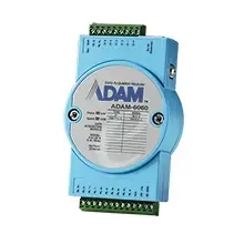 Advantech ADAM-6060-D1 ciparu un analogo I/O modulis ar 6 releja kanāliem un Modbus TCP atbalstu