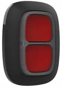 Wireless hold-up button Ajax DoubleButton — emergency panic device, advanced protection against accidental presses
