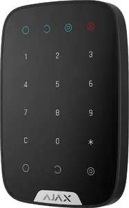 Wireless Keypad Ajax 8EU ASP black — model 38248.12.BL1, IP54 rated