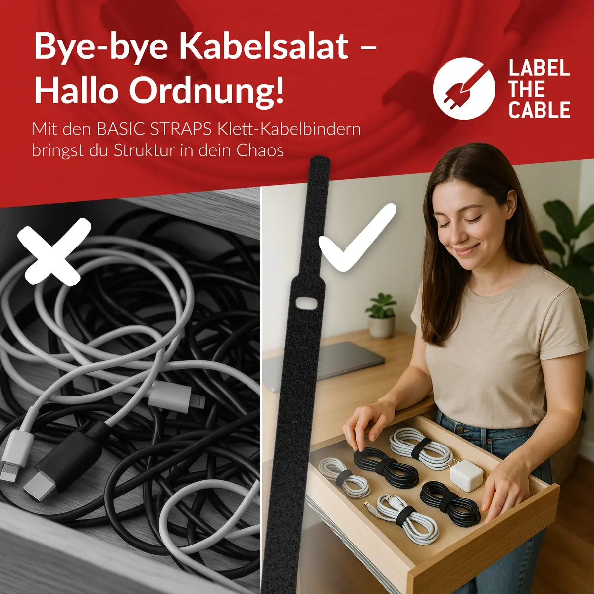 Стяжки Label the Cable ProBasic50 — 50 шт. Photo 8