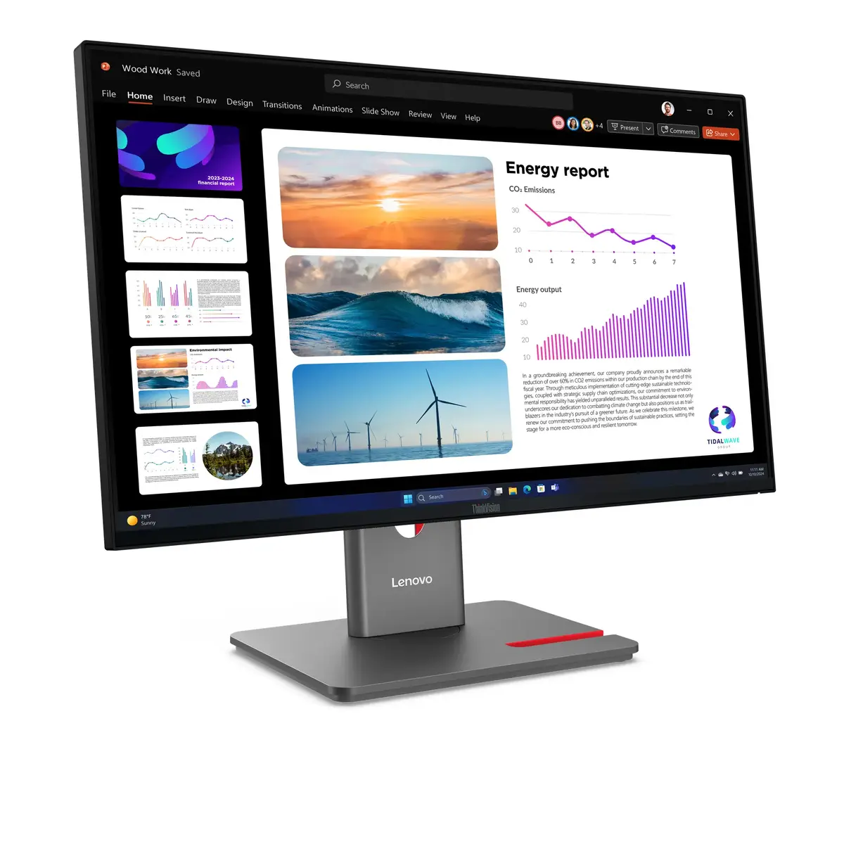 Монитор Lenovo ThinkVision P24Q-40 Photo 4