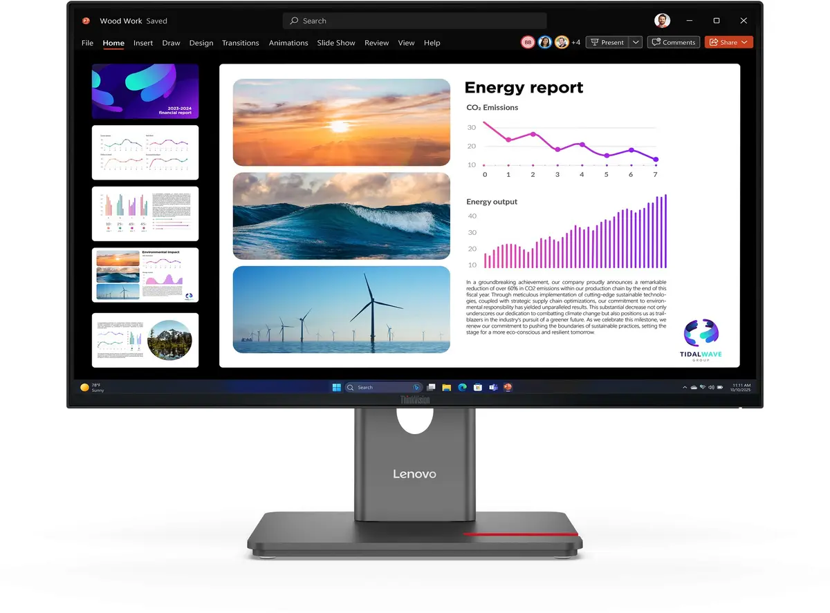 Lenovo ThinkVision P24Q-40 Monitors 23.8&quot