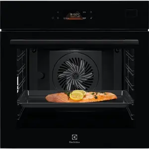 Встраиваемый паровой духовой шкаф Electrolux LOB8S38Z — 70 л, 3500 Вт, A++, сенсорное управление, чёрный