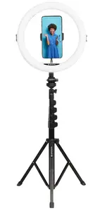 AgfaPhoto ARL11XL Vlogger Kit with 11-inch LED Ring Light, Tripod, and Remote Control for Smartphones