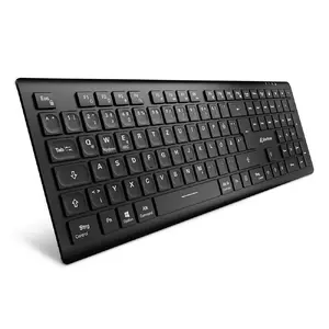Keyboard Sharkoon OfficePal K30W bk Wireless USB QWERTZ German Black