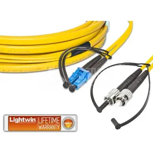 Network Cable Lightwin LDP-09 LC-ST 1.0 FD Fiber Cable 1m OS2 Yellow