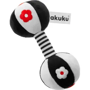 Плюшевая погремушка-гантель akuku A0482 — ручная игрушка для младенцев